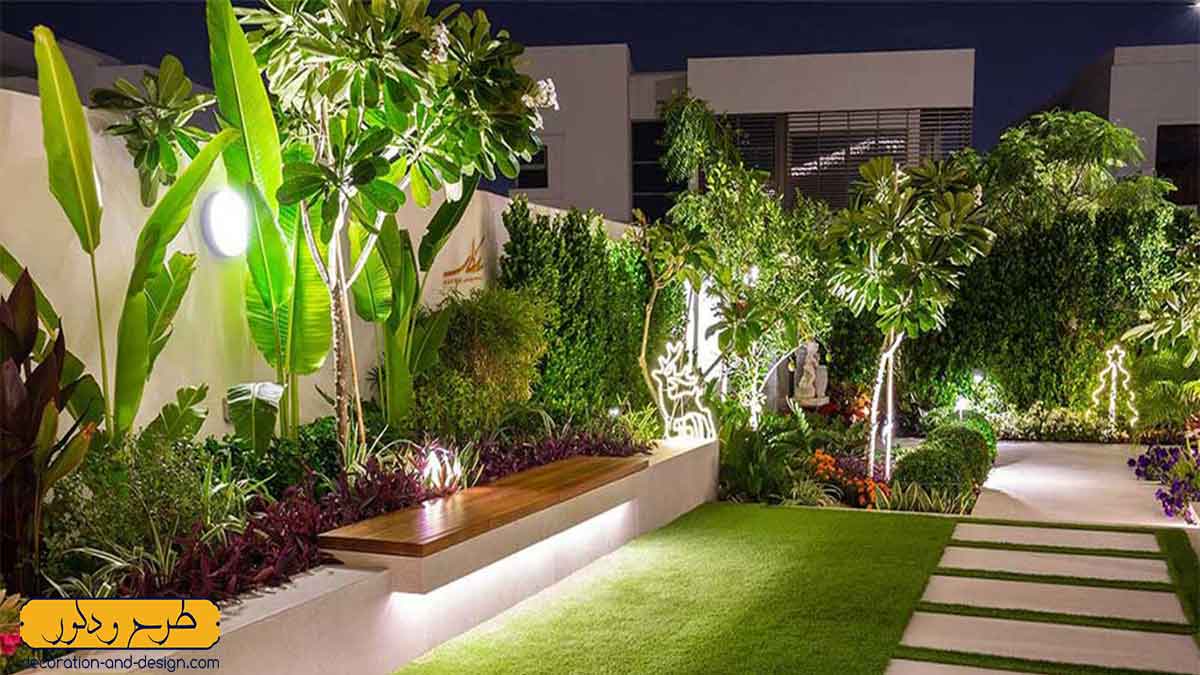 طراحی و اجرای فضای سبز در قیطریه تهران