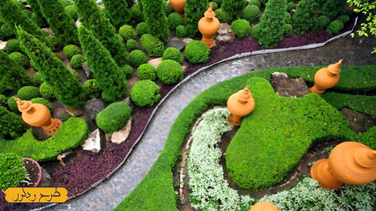 طراحی و اجرای فضای سبز در نارمک تهران