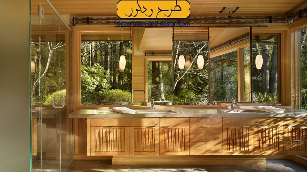 رنگ های طبیعی در طراحی جنگلی