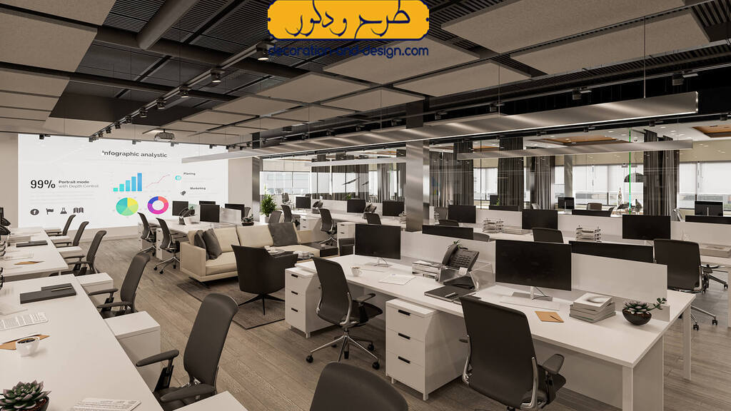 مدیریت فضا و ترتییب دکوراسیون داخلی شرکت