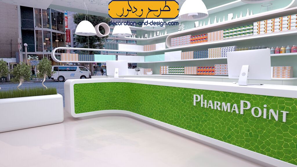 نورهای مصنوعی در طراحی داخلی داروخانه