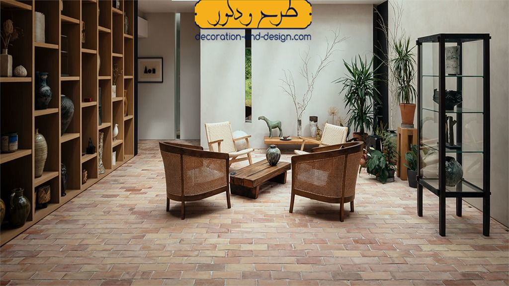 کفپوش آجری در معماری داخلی