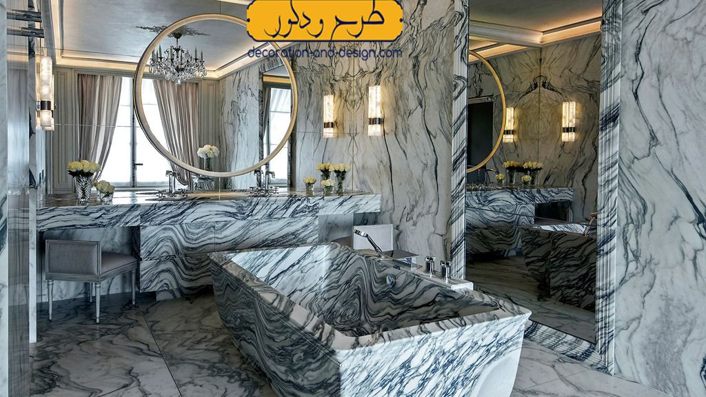 دکوراسیون داخلی با سنگ مرمر