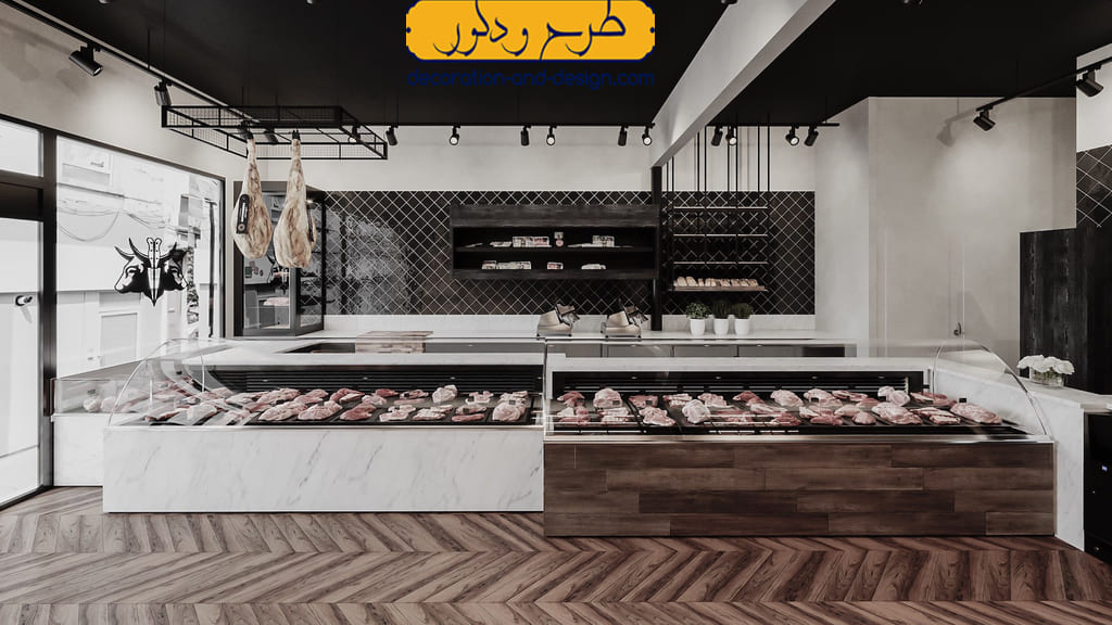 اهمیت خطوط صاف و تمیز در دکور قصابی