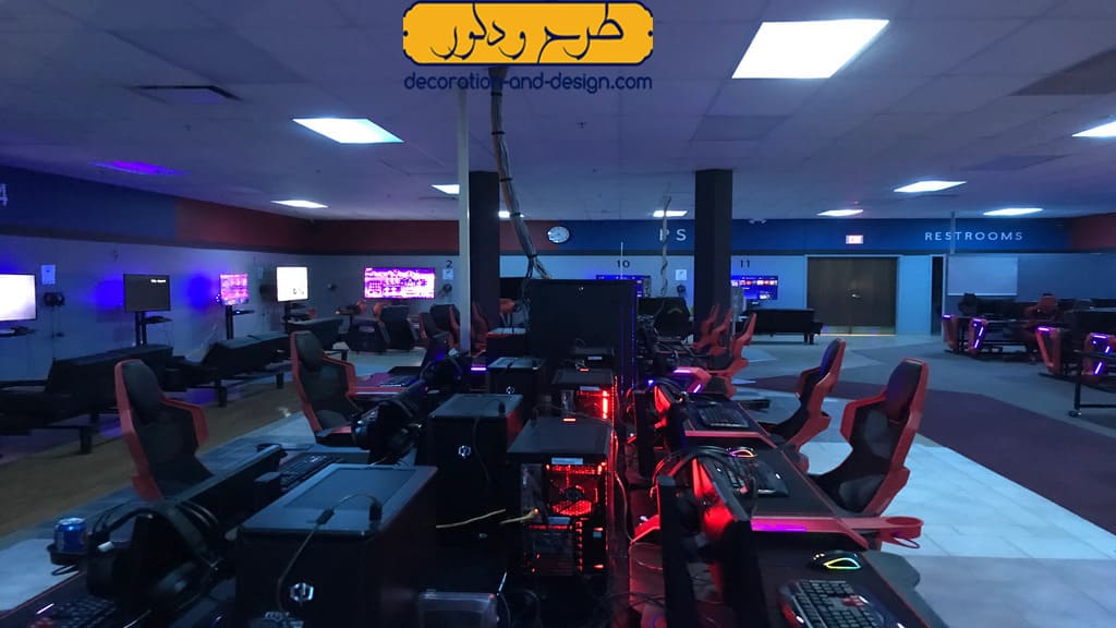 نقش رنگ در طراحی داخلی گیم نت