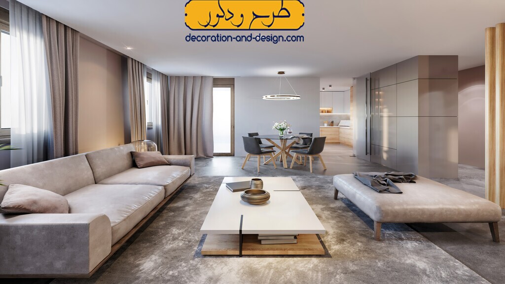 دکوراسیون داخلی آپارتمان 50 متری
