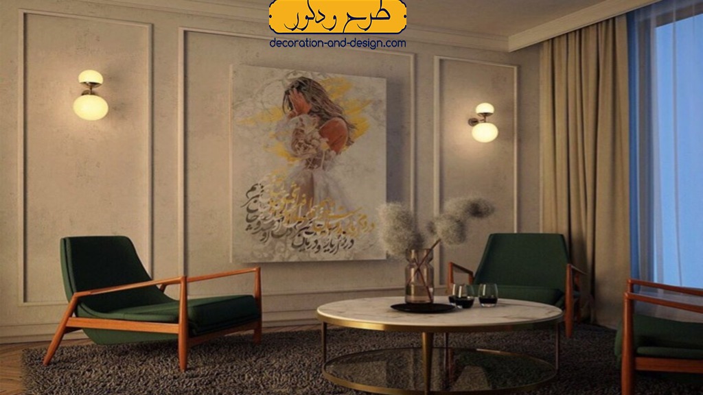 استفاده از تابلوهای هنری در دیوارها