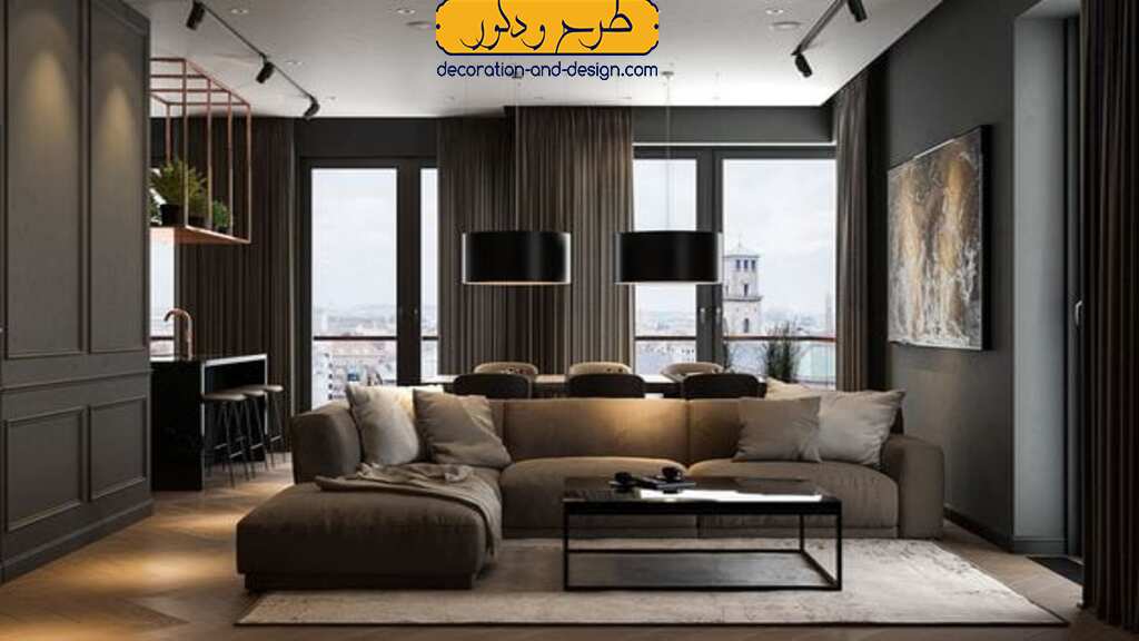 انواع رنگهای تیره و استفاده از آنها در دکوراسیون داخلی