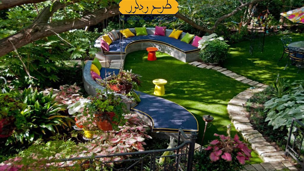 ایجاد مناطق تفریحی در طراحی حیاط