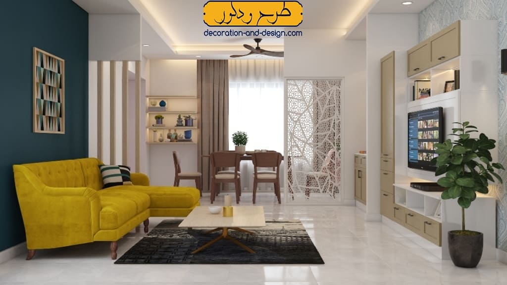 قطعات تزئینی در دکور داخلی نشیمن