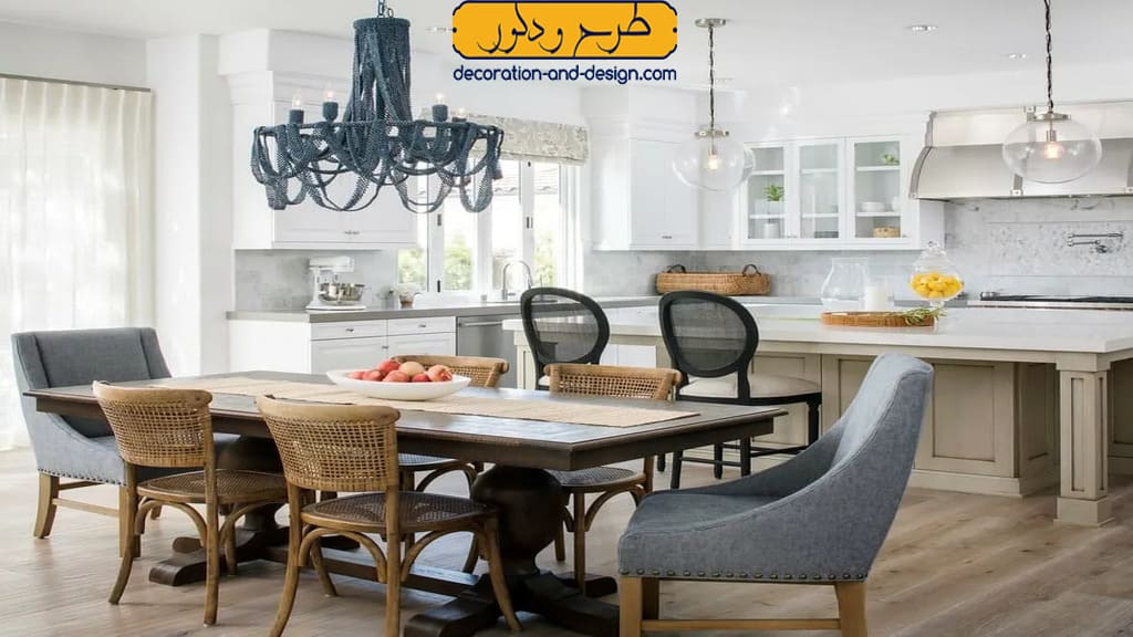 لوستر در دکوراسیون داخلی سبک شابی شیک