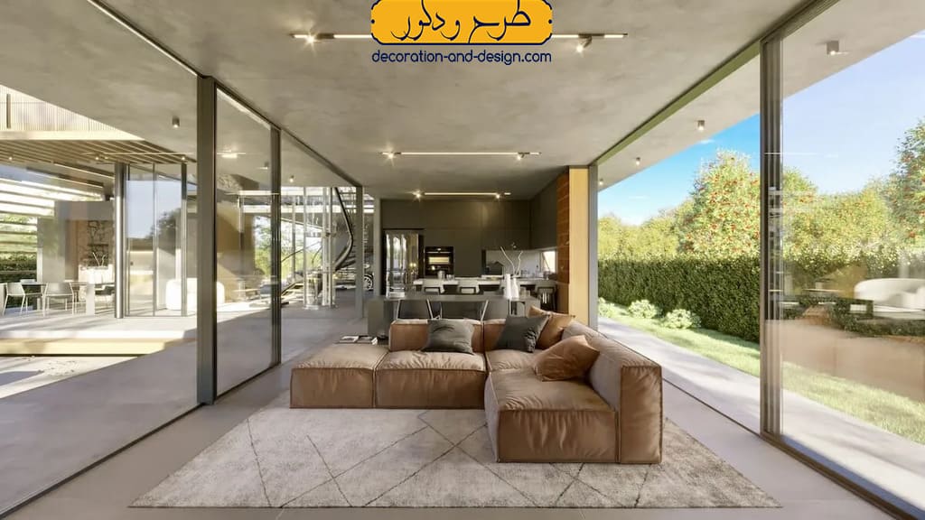 نورپردازی و درب و پنجره ها در دکور داخلی