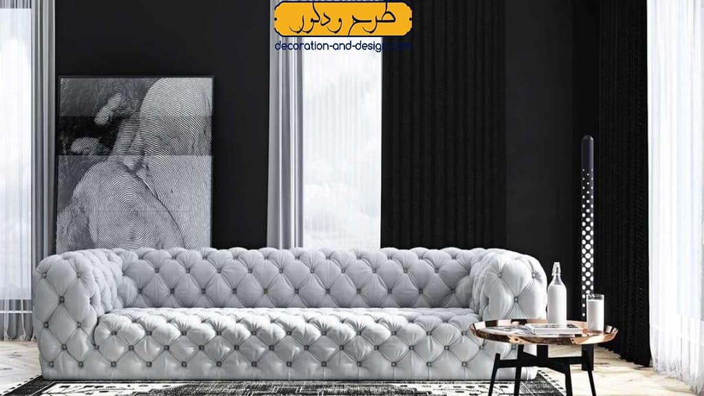 دکوراسیون داخلی طوسی مشکی