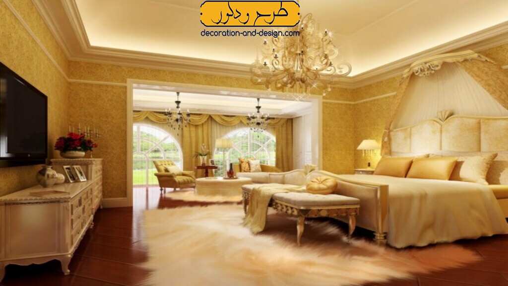 رنگ طلایی برای دکور داخلی خانه