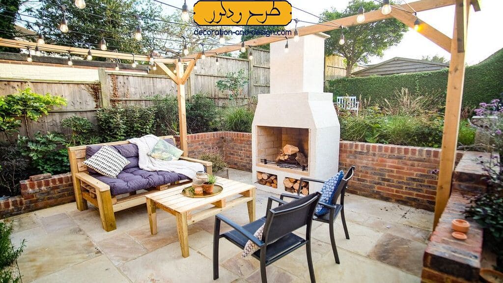 نورپردازی مناسب برای دکور داخلی حیاط