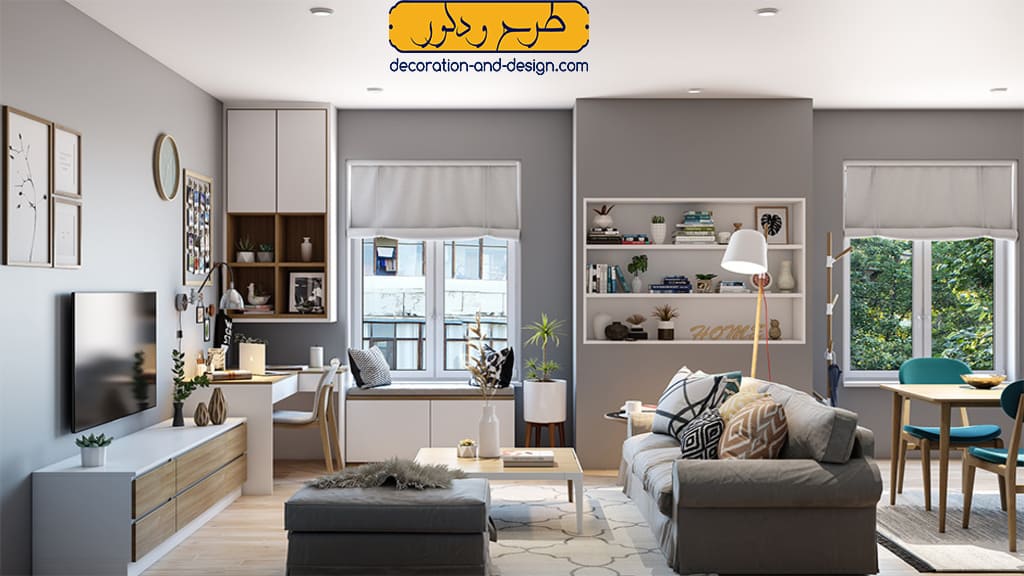 دکوراسیون داخلی آپارتمان 75 متری