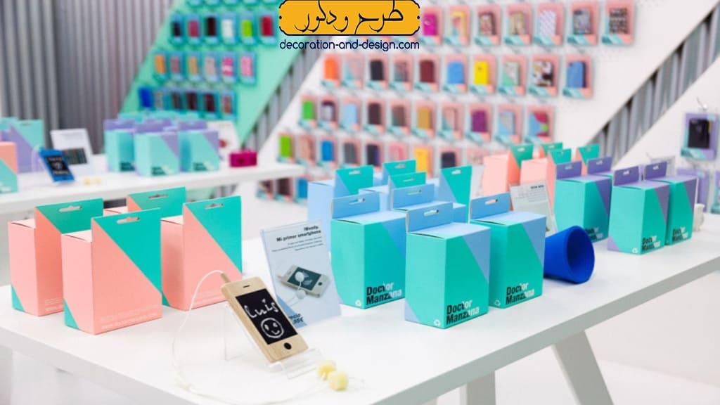 دکور داخلی موبایل فروشی