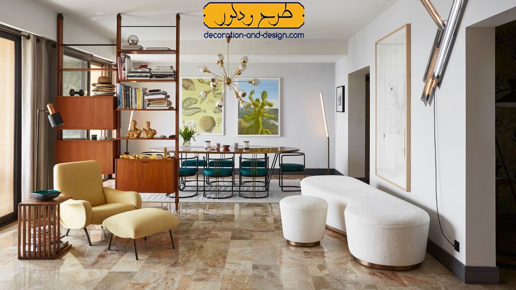 چرم در دکوراسیون داخلی سبک رترو
