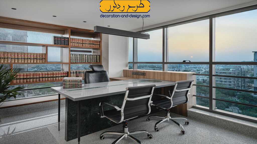عناصر طبیعی در طراحی داخلی دفتر وکالت