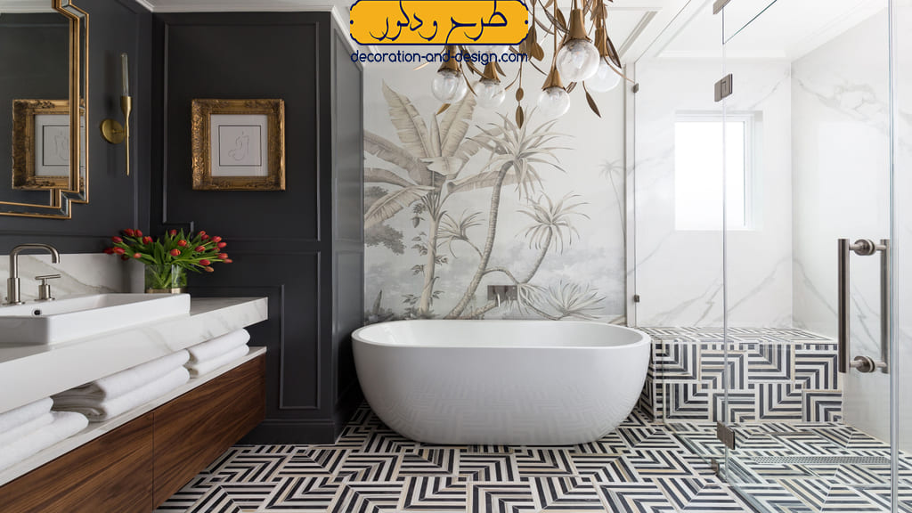 طراحی داخلی حمام و توالت : آرامش و زیبایی در فضای بهداشتی