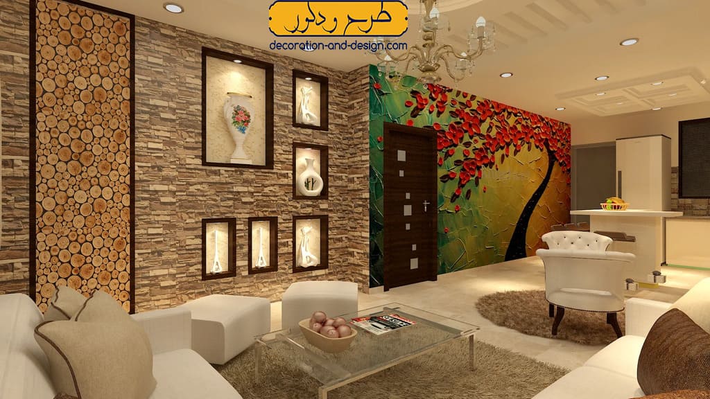 الگوها و طرح ‌ها در دیوارها و سقف ‌ها
