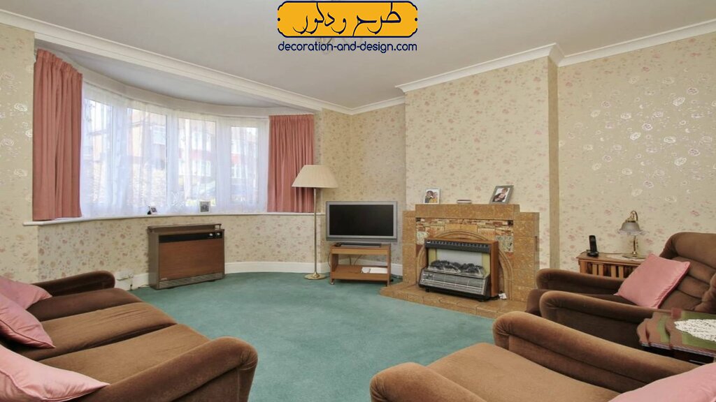 کاغذ دیواری یا نقاشی روی سطح دیوارها