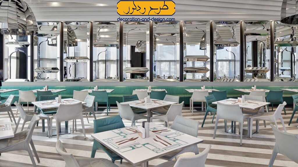 مواد طبیعی در دکوراسیون داخلی رستوران مدرن ایرانی