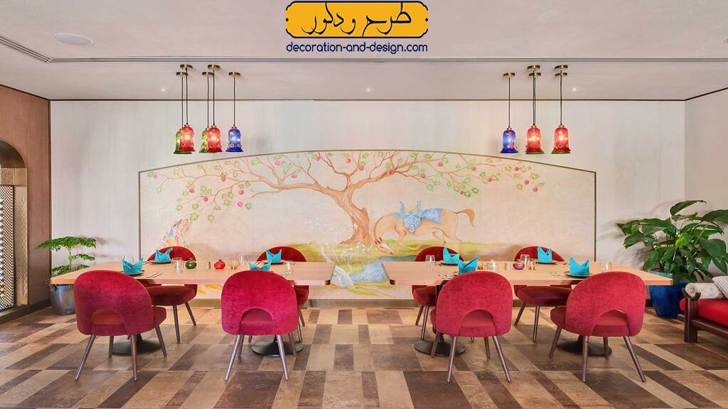 دکوراسیون داخلی رستوران مدرن ایرانی