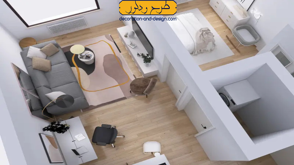انتخاب مبلمان دکوراسیون داخلی منزل 45 متری
