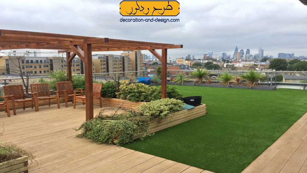 نگهداری از چمن مصنوعی روف گاردن