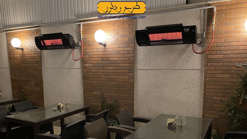 اجزای اصلی هیتر تابشی